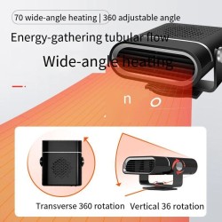 Laadukas kannettava autonlämmitin tuuletin nopea tehokas luotettava teknologiaosaaville autoilijoille