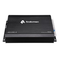 Andeman nelikanavainen autovahvistin 7800 W huipputeho 264,41 W efektiiviteho 12-13,8 V