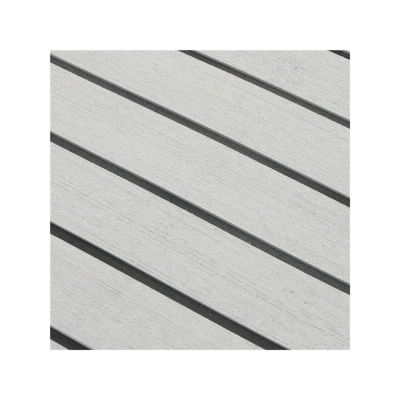 Veneen EVA-lattiamatto 600x2400x5 mm keinotekoinen tiikki harmaa mustilla viivoilla