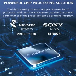 SJCAM SJ8 kaksoisnäyttöinen action-kamera 4K 30FPS langaton kaukosäädin vedenpitävä kotelo irrotettava akku