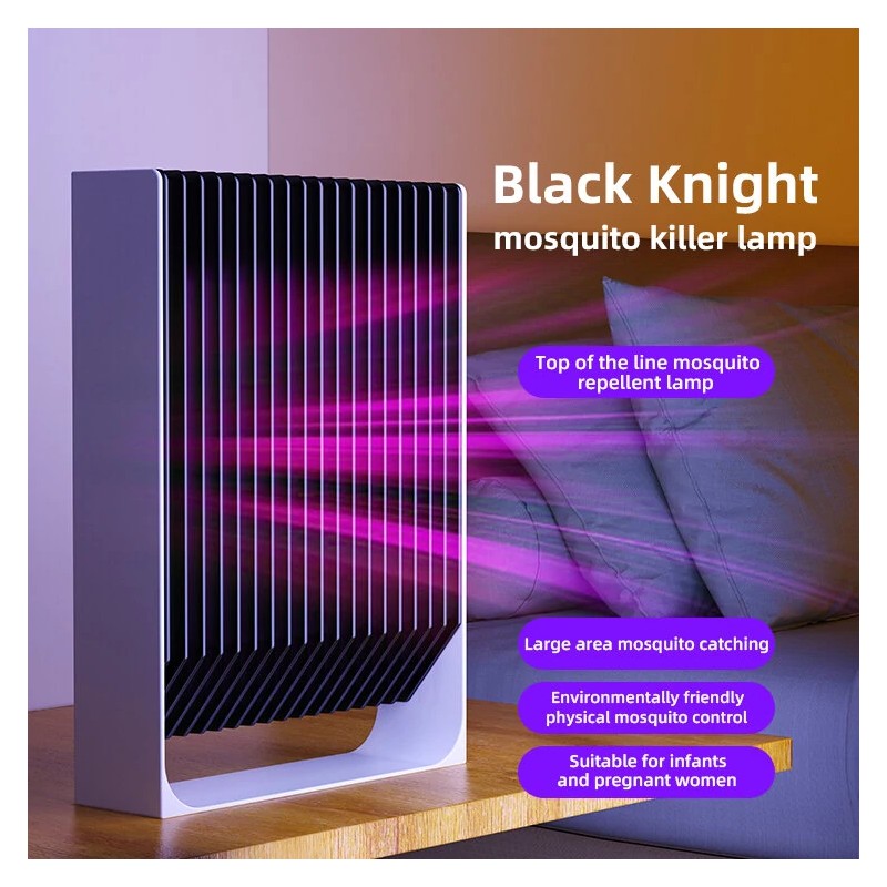 Black Knight B2000V hyttyslamppu USB-liitäntä kaksoistoiminto valosähköisku ABS-palonkestävä kotiin