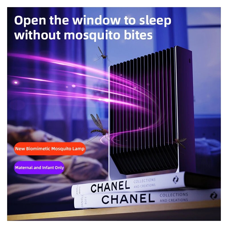 Black Knight B2000V hyttyslamppu USB-liitäntä kaksoistoiminto valosähköisku ABS-palonkestävä kotiin