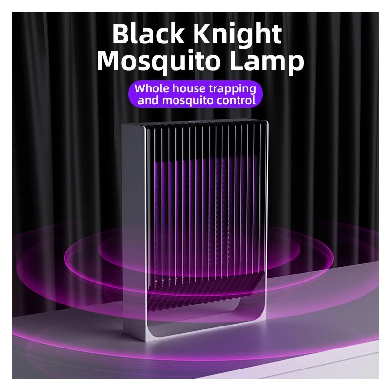 Black Knight B2000V hyttyslamppu USB-liitäntä kaksoistoiminto valosähköisku ABS-palonkestävä kotiin