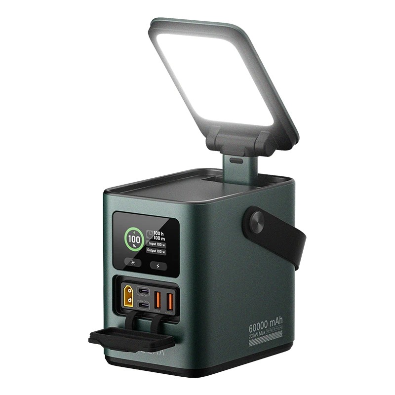 KUULAA 60000mAh 230W varavirtalähde säädettävä led valo monipuoliset portit nopea lataus