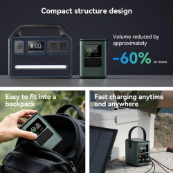 KUULAA 60000mAh 230W varavirtalähde säädettävä led-valo monipuoliset portit nopea lataus