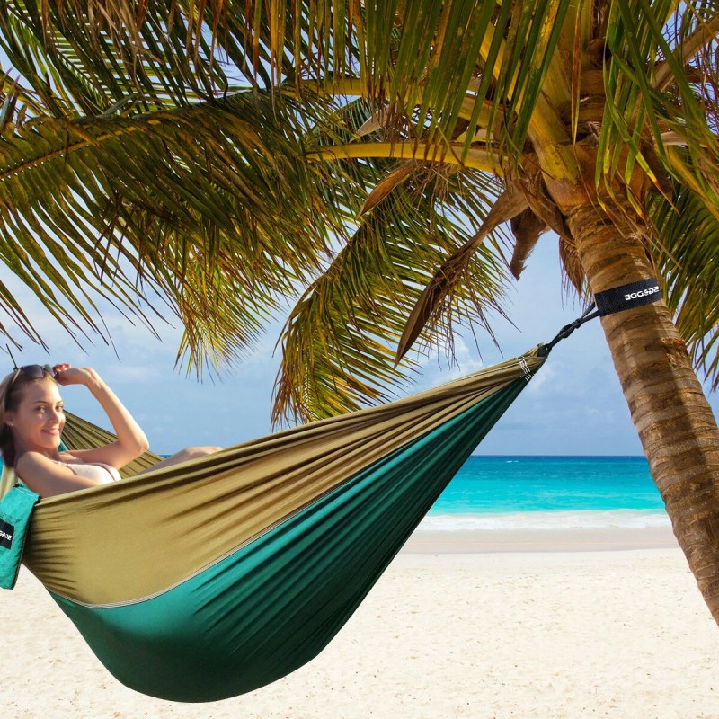 SGODDE ultrakevyt retkiriippumatto 300kg kantavuus pikakuiva nailon matkakäyttöön puutarha