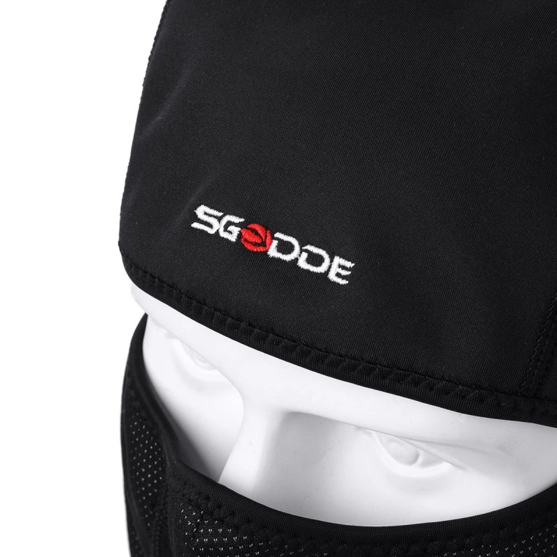 Talvinen tuulenpitävä hengittävä lämpövuorinen kasvomaski pyöräilyyn ja hiihtoon SGODDE