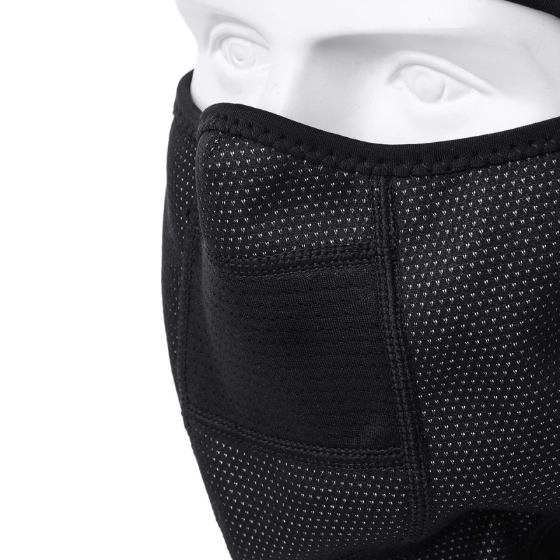 Talvinen tuulenpitävä hengittävä lämpövuorinen kasvomaski pyöräilyyn ja hiihtoon SGODDE