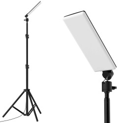 Säädettävä taittuva 84 led-työvalo 1,8 m jalustalla IP67 kannettava