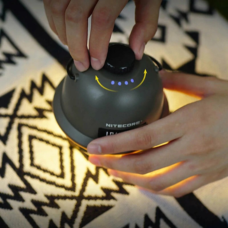 NITECORE LR40 ladattava retkilyhty USB-C 100 lm 65 tunnin käyttöaika 3 valonlähdettä