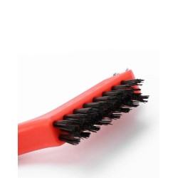 Kolme pyöreää puhdistusharjaa ruosteenpoistoon ruostumaton teräs kuparilanka muoviharjakset