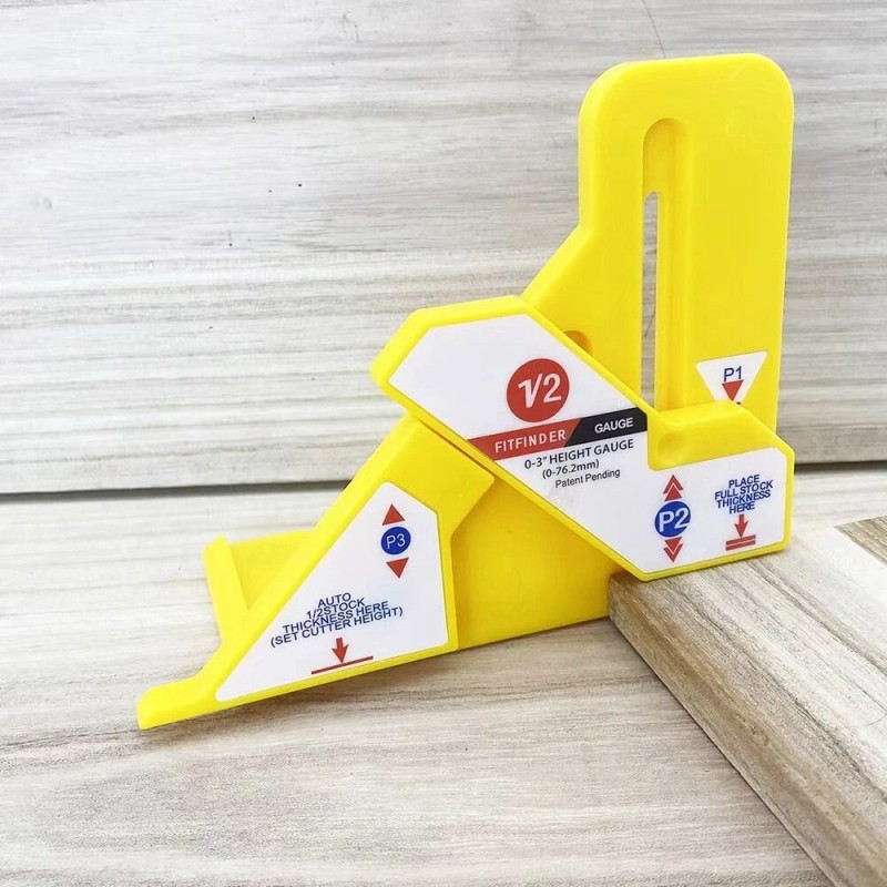 Monitoiminen Fitfinder automaattinen keskipisteen etsijä ja syvyysmittari puuntyöstöön 1 2 asteikolla