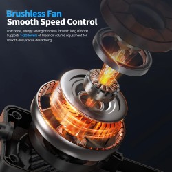 FNIRSI SAG-55 käsikäyttöinen kuumailmapistooli 550W PID-säätö 100–450°C 20-tasoinen ilmavirtaus