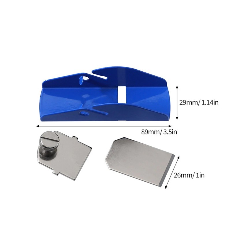 Minikokoinen valurautainen puusepänhöylä säädettävä käsikäyttöinen viimeistelyhöylä 26 mm ja 42 mm terillä