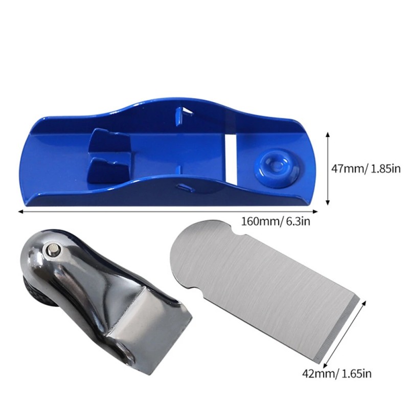 Minikokoinen valurautainen puusepänhöylä säädettävä käsikäyttöinen viimeistelyhöylä 26 mm ja 42 mm terillä