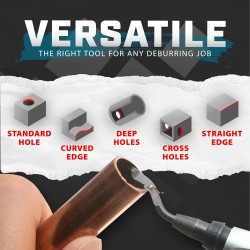 Jäysteenpoistotyökalu 10 vaihtoterää BS1010/BS1018 metallille PVC-putkille kuparille 3D-tulostetuille reunoille