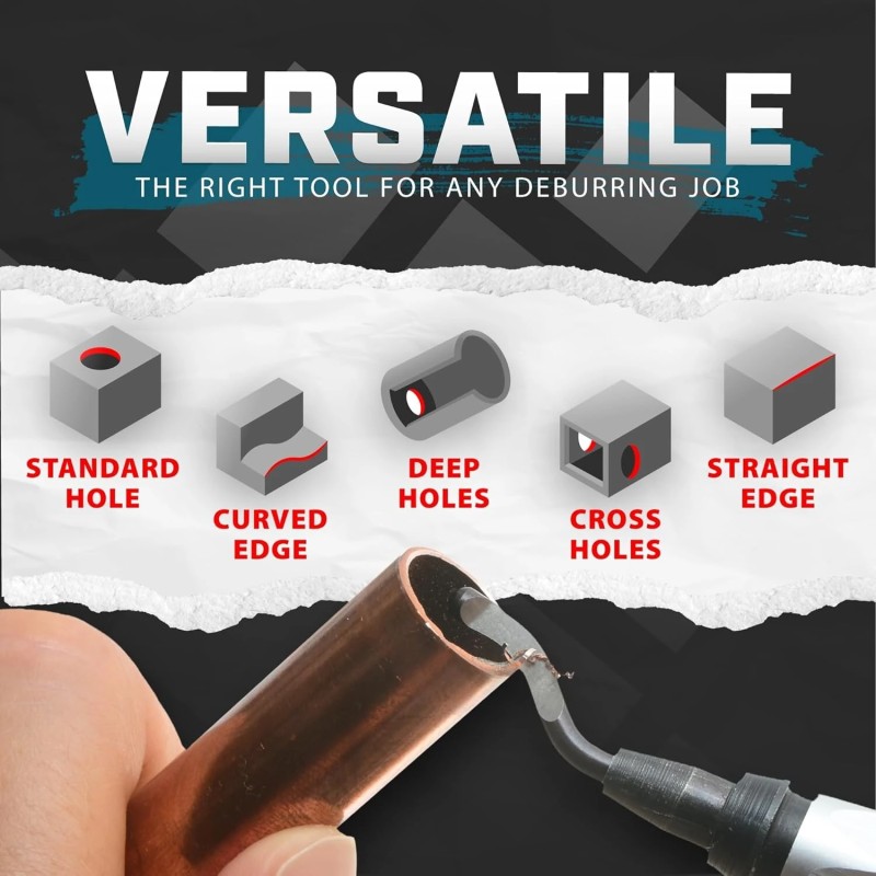 Jäysteenpoistotyökalu 10 vaihtoterää BS1010/BS1018 metallille PVC-putkille kuparille 3D-tulostetuille reunoille