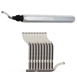 Jäysteenpoistotyökalu 10 vaihtoterää BS1010/BS1018 metallille PVC-putkille kuparille 3D-tulostetuille reunoille