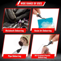 Jäysteenpoistotyökalu 10 vaihtoterää BS1010/BS1018 metallille PVC-putkille kuparille 3D-tulostetuille reunoille