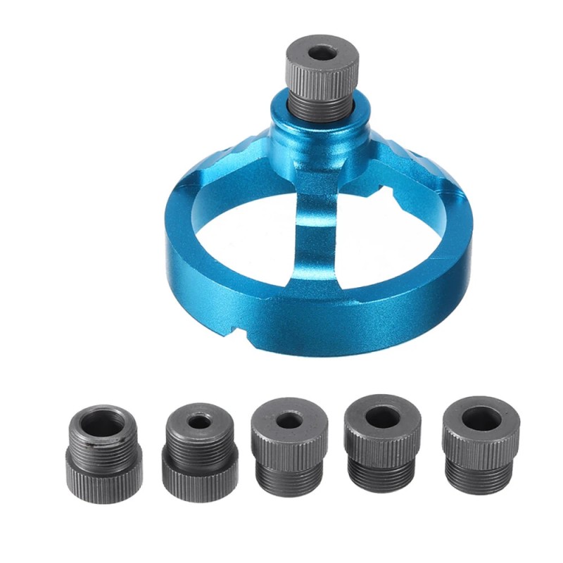 Poranohjain 5–10 mm alumiiniseos pystysuora porausjigi v-poraholkki