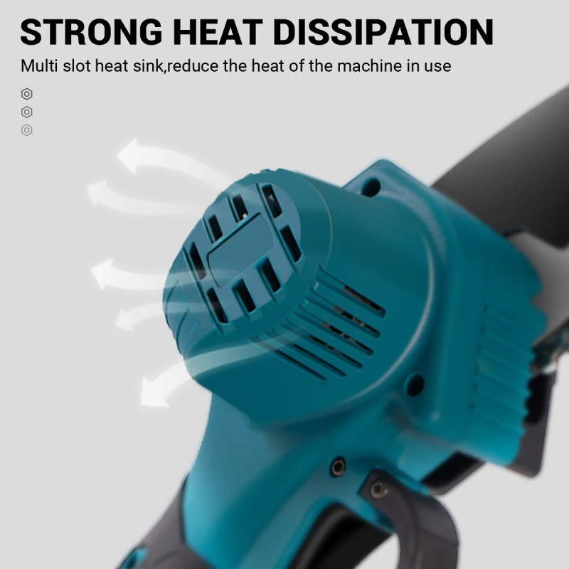 Drillpro harjaton 21V 6-tuuman sähkömoottorisaha puun sahaamiseen ja karsintaan