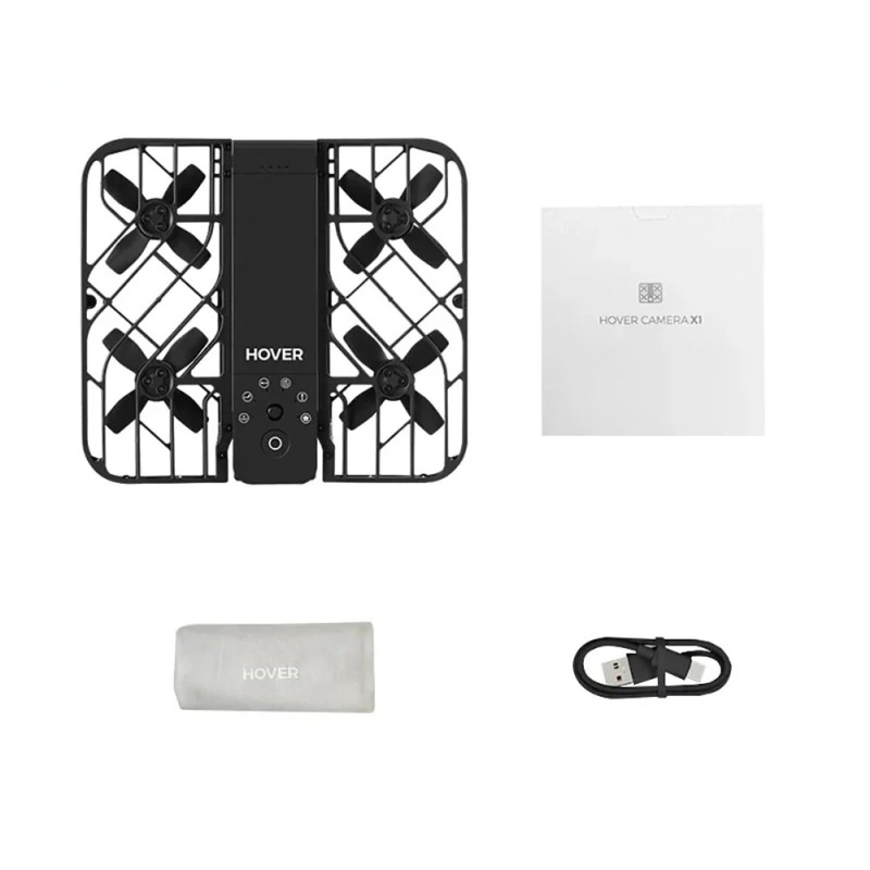 HoverAir X1 Airselfie kevyt 125g taittuva GPS seurantatila 2.7K HDR gimbaalikamera