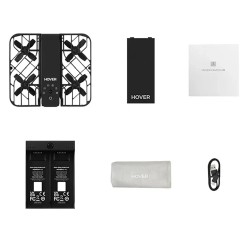 HoverAir X1 Airselfie kevyt 125g taittuva GPS seurantatila 2.7K HDR gimbaalikamera