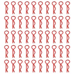 Universaaleja 100 kpl R-tyypin klipsejä 1:10 1:12 RC-autoille Redcat HPI Himoto HSP Exceed