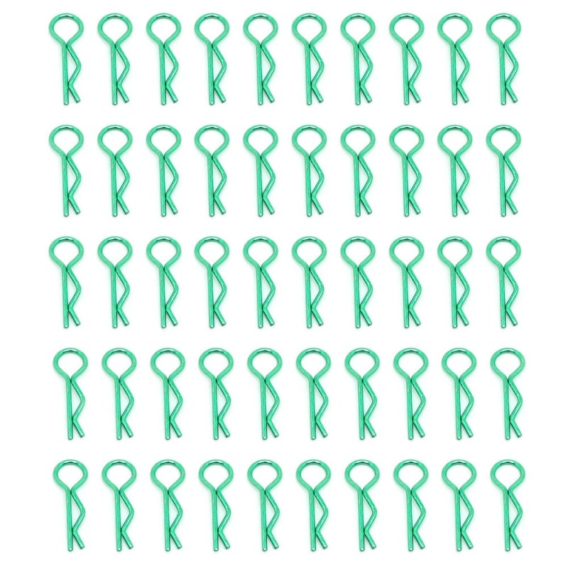 Universaaleja 100 kpl R-tyypin klipsejä 1:10 1:12 RC-autoille Redcat HPI Himoto HSP Exceed