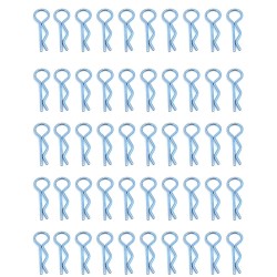 Universaaleja 100 kpl R-tyypin klipsejä 1:10 1:12 RC-autoille Redcat HPI Himoto HSP Exceed