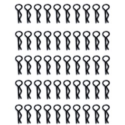 Universaaleja 100 kpl R-tyypin klipsejä 1:10 1:12 RC-autoille Redcat HPI Himoto HSP Exceed