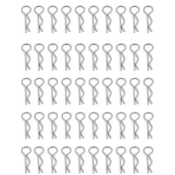 Universaaleja 100 kpl R-tyypin klipsejä 1:10 1:12 RC-autoille Redcat HPI Himoto HSP Exceed