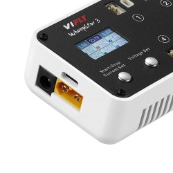 VIFLY WhoopStor 3 V3 6-porttinen 40W 1,3A 1S LiPo-laturi varastotoiminnolla